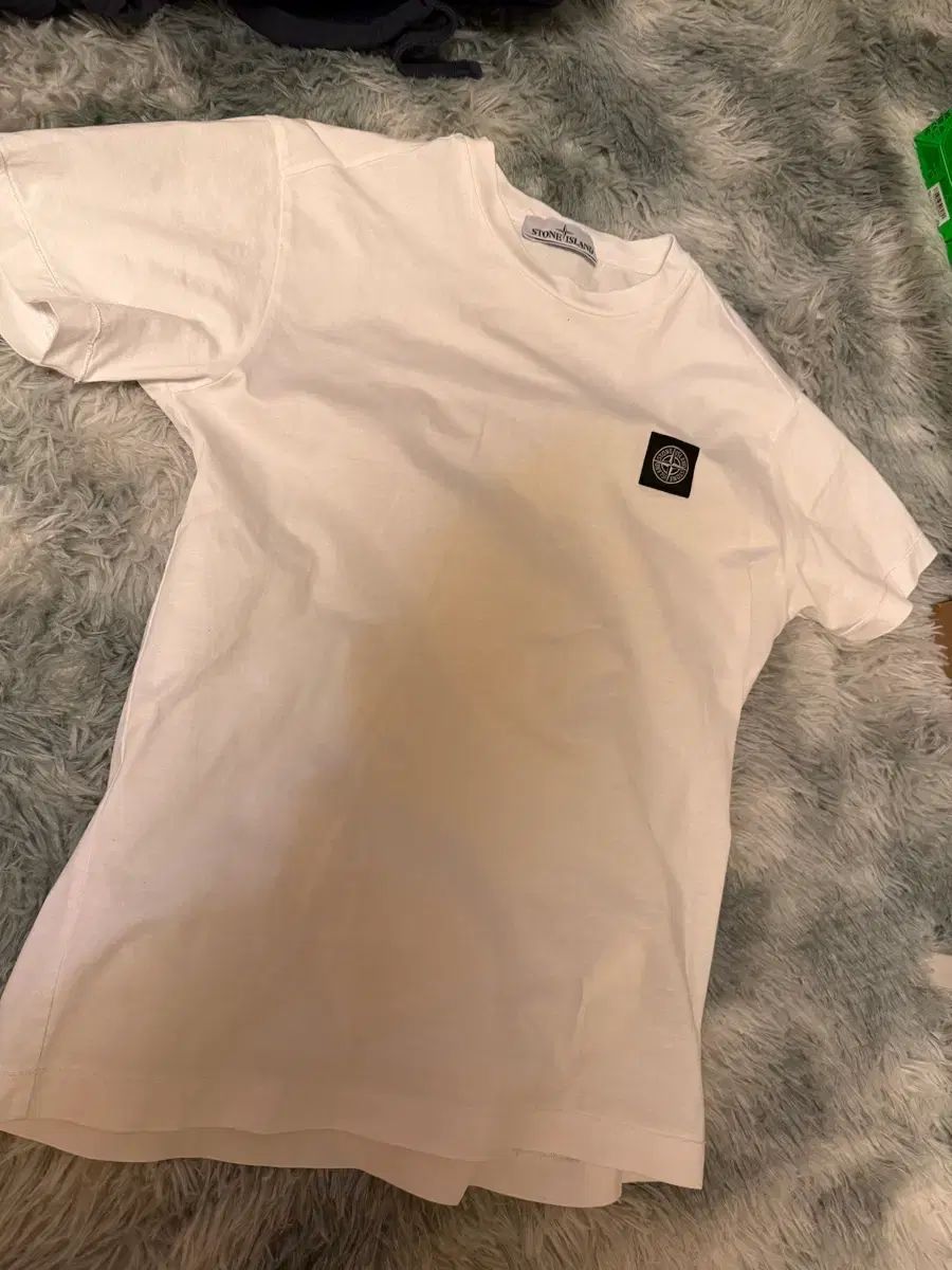 STONE ISLAND ストーンアイランド 白 半袖 Tシャツ