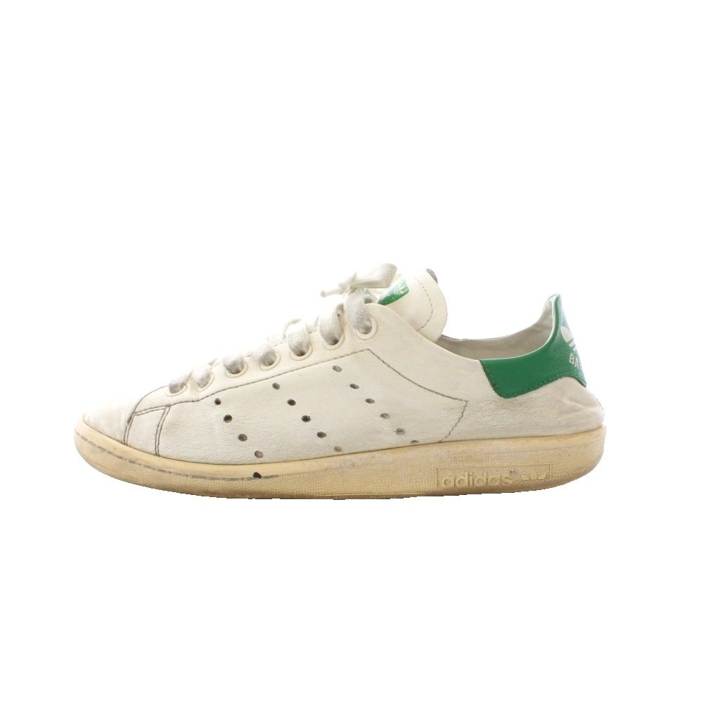 バレンシアガ BALENCIAGA × アディダス adidas STAN SMITH スタンスミス スニーカー 23cm 白 ホワイト 緑 パンチングデザイン ヴィンテージ加工 ウォーンアウト加工 IG9944 /RI ■OS