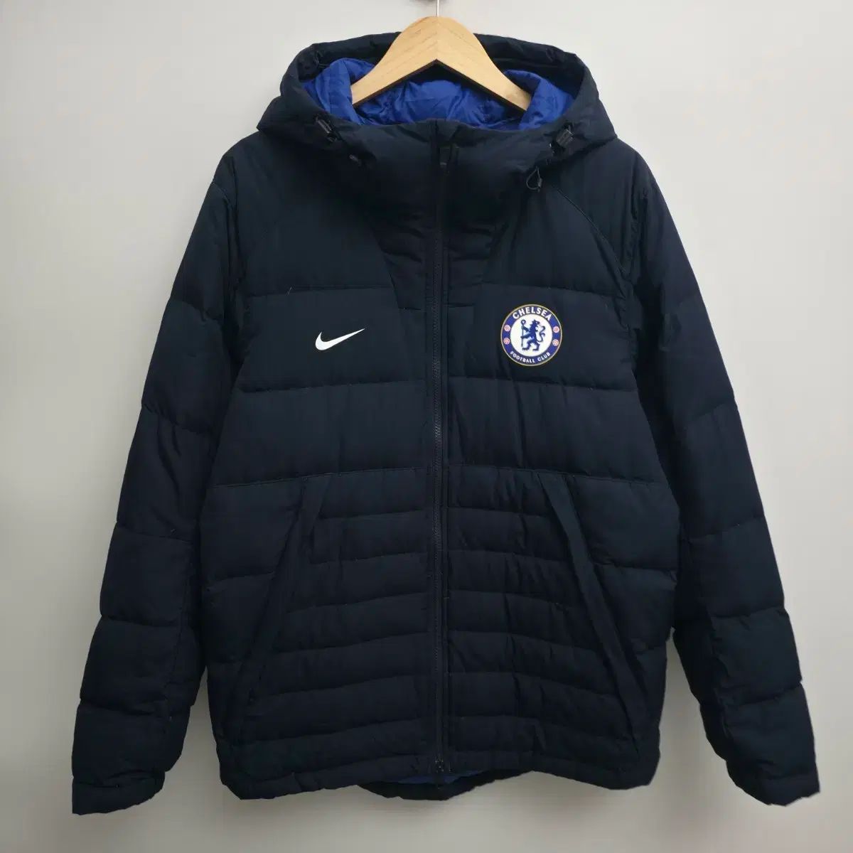 L NIKE チェルシー ネイビー 軽量 ダウン