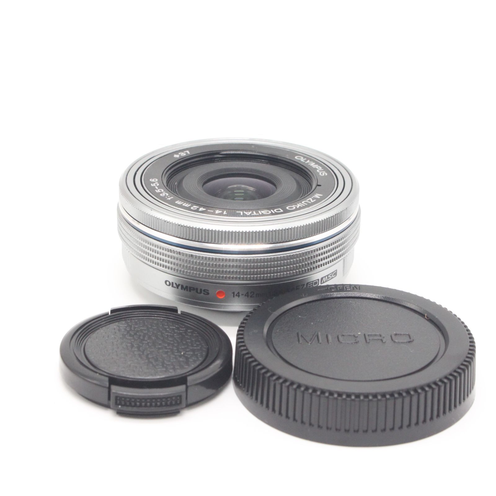 ■美品■ OLYMPUS M.ZUIKO DIGITAL ED 14-42mm F3.5-5.6 EZ シルバー