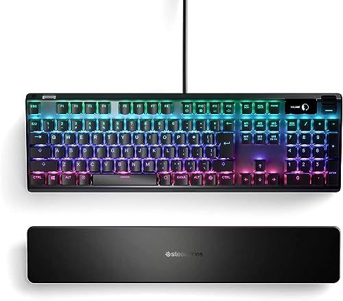SteelSeries ラピッドトリガー 搭載 ゲーミングキーボード 有線 日本語配列 磁気ホール効果センサー OmniPointスイッチ 有機ELディスプレイ搭載 Apex Pro JP 64629ma e321ddf3