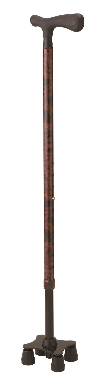 特価商品 【非課税】ケイホスピア SSS-13 スリム四点杖 ウッディ [適応身長 126~170cm] 6,120円