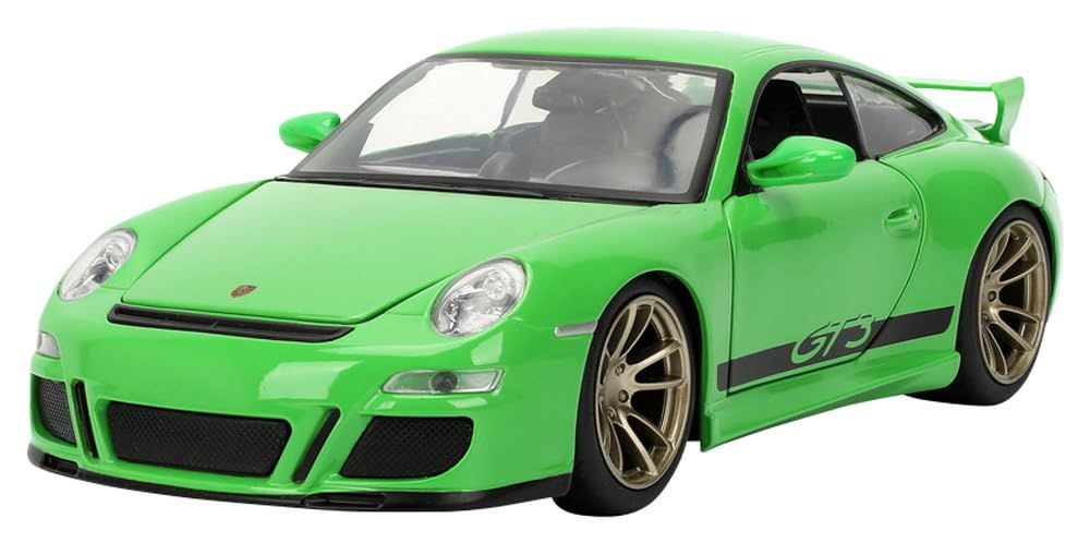 特価商品 Jada Toys ワイルドスピード シリーズ 1/24 Fast X ポルシェ 911 GT3 (997) グリーン (ディオゴ) 完成品 JADA34919