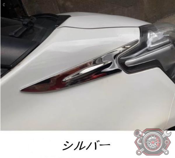 売れ筋トヨタ シエンタ 170系 2015 - 2021年ヘッドライト カバー 外装　左右 セット　ステンレスcp1