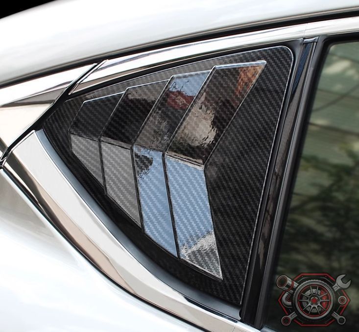 売れ筋 レクサス LEXUS ES200 260 300h 2018-2023 リヤ ウィンドウ エアインテーク 外装　ガーニッシュ ルーバー カバー 2Pcp1