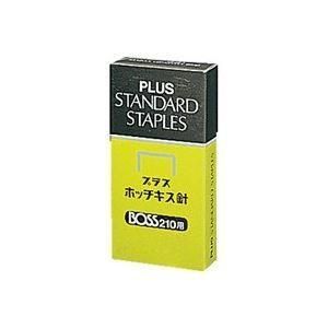 （まとめ）プラス ホッチキス針 BOSS 210用 210本とじ×24〔×10セット〕