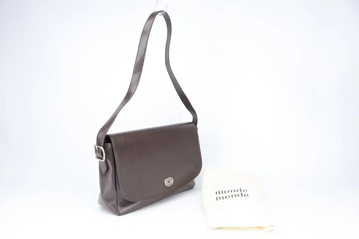 モンデモングド monde mail bag ショルダーバッグ ヴィンテージ ブラウン