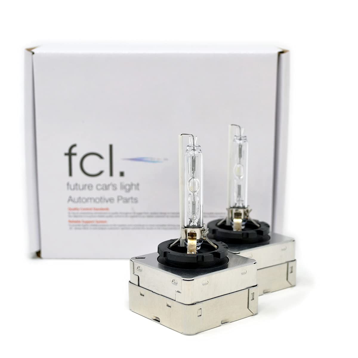 fcl.(エフシーエル) D1S HID バルブ 35W 6000K ヘッドライト ホワイト 純白色 車検対応 12V 24V 対応 純正交換 左右分2個入り