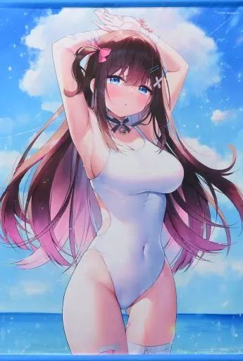 【中古】同人ポスター・タペストリー・カレンダー系 【オリジナル】B2Wスエードタペストリー さなの水着シリーズ 夏の海(あやみ) 2022.6/メロンブックス