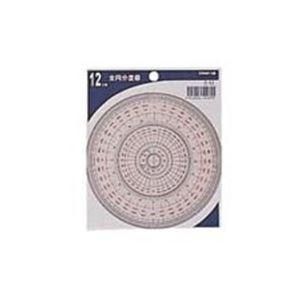 （まとめ）コンサイス 全円分度器 C-12 12cm〔×10セット〕