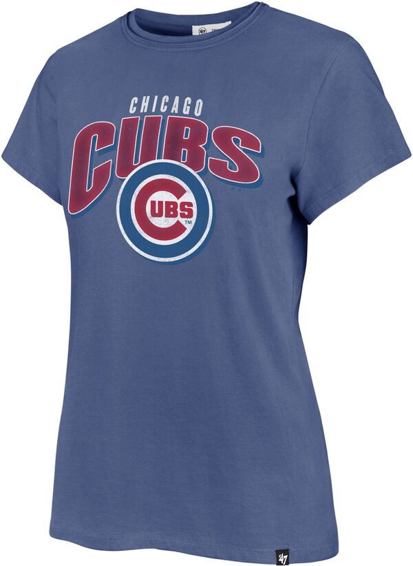 フォーティーセブン レディース トップス Tシャツ 47 Womens Chicago Cubs Blue Treasure Frankie TShirt NoColor ブルー