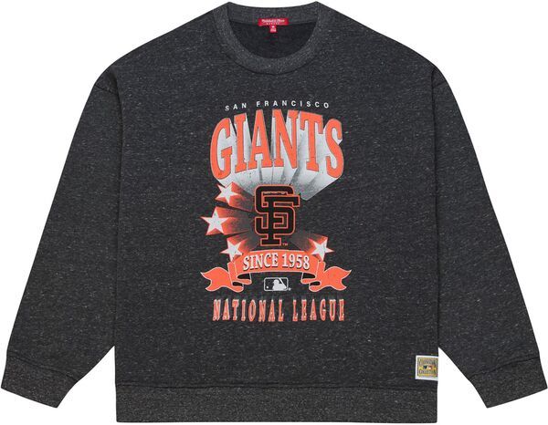 ミッチェルネス レディース アウター パーカー・スウェット クルーネック シャツ Mitchell Ness Womensan Francisco Giants Black Enxyme Star Crewneck Sweatshirt NoColor ブラッ