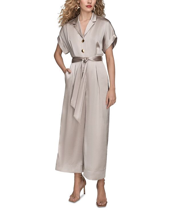 ダナキャラン レディース トップス ジャンプスーツ Donna Karan Tie Wasit Jumpsuit Vapor