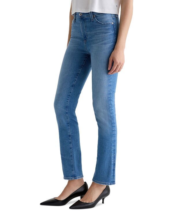 エージー レディース ボトムス デニムパンツ ミニ ジーンズ AG Mari High Rise Slim Straight Jeans in Minimalist