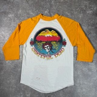 Grateful Dead グレイトフル・デッド ラグランTee バンドT ツアー 80's ヴィンテージ vintage トップス メンズ