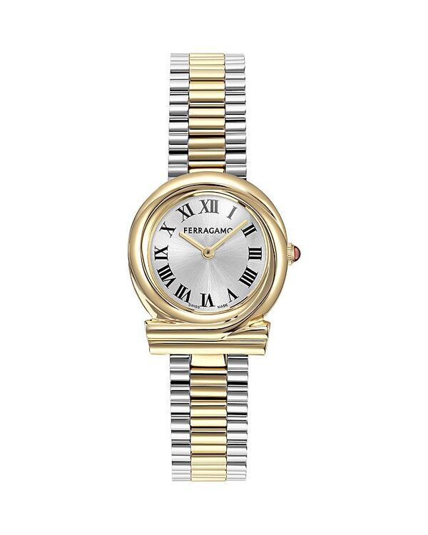 フェラガモ レディース アクセサリー 腕時計 FERRAGAMO Gancini Twisted Watch 28mm SilverTwoTone シルバー