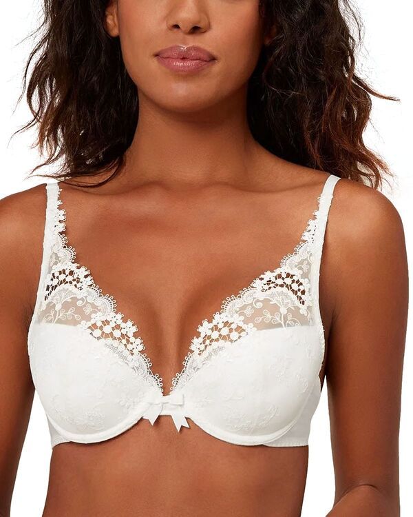 シモーヌペレール レディース アンダーウェア ブラジャー Simone Perele Simone P r le Wish Triangle Contour Bra Ivory アイボリー