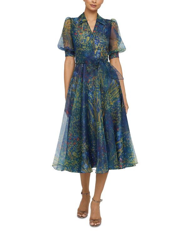 セイア レディース トップス ワンピース Theia Winnie Puff Sleeve Dress Herbarium
