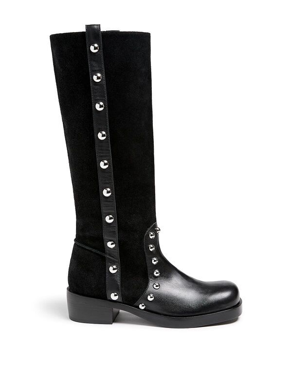 サンク ア セプト レディース シューズ ブーツ・レインブーツ Cinq Sept Womenshira Studded Boots Black ブラック