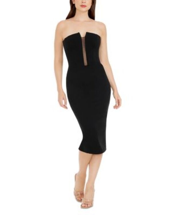 ドレスザポプレーション レディース トップス ワンピース Dress the Population Erica Dress Black ブラック
