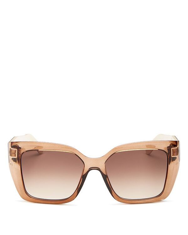 サルヴァトーレ フェラガモ レディース アクセサリー サングラス・アイウェア Salvatore Ferragamo Womens Square Sunglasses 55mm BeigeBrown Gradient ブラウン