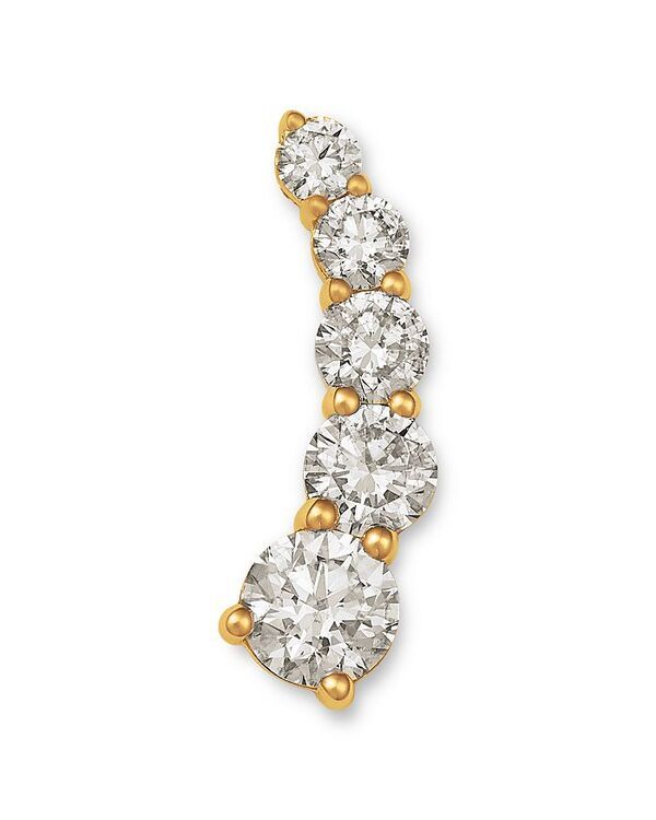 ムーン メドウ レディース アクセサリー ピアス・イヤリング Moon Meadow 14K Yellow Gold Lab Grown Diamond Graduated Climber Earrings Yellow Gold イエロー