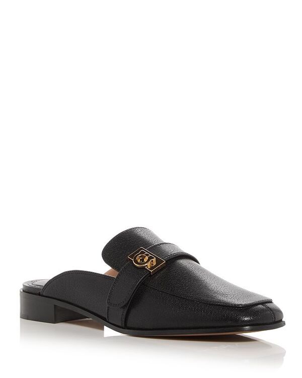 フェラガモ レディース シューズ サンダル ローファー FERRAGAMO Womens Mavira Gancini Loafer Mules Nero