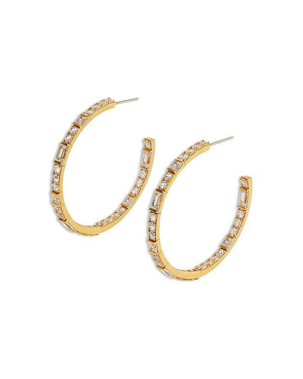 ナディール レディース アクセサリー ピアス・イヤリング Nadri Cubic Zirconia Hoop Earrings in 18K Gold Plated Gold ゴールド