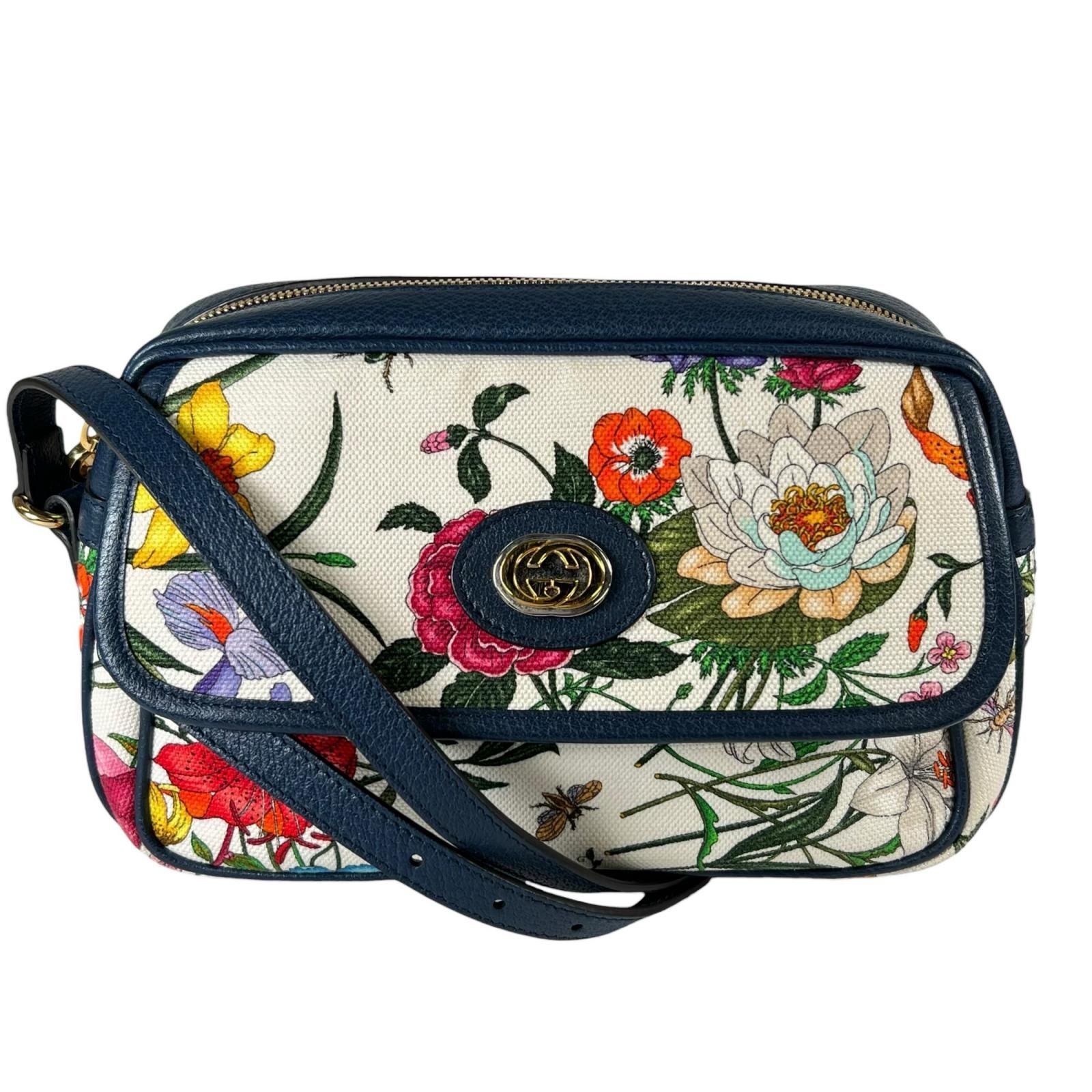 美品 GUCCI グッチ GGフローラル 550147 ショルダーバッグ GGキャンバス マルチカラー レディース【中古】【送料無料】