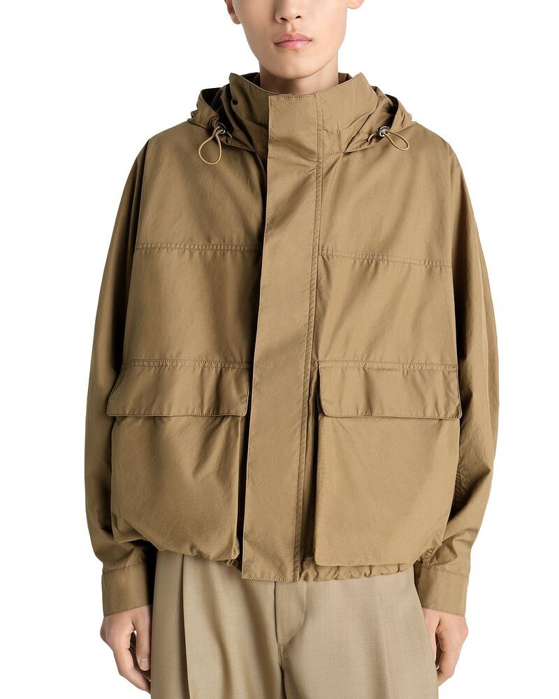 ルメール メンズ アウター ジャケット・ブルゾン パーカー Lemaire Short Rain Parka Khaki カーキ