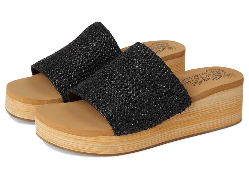 スケッチャーズ レディース シューズ ヒール SKECHERSummers Salt Spray Black ブラック