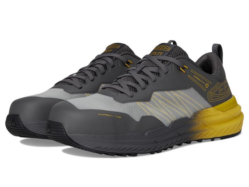キーン メンズ シューズ スニーカー KEEN Utility Speedworks Work Sneakers CarbonFiber Toe MagnetBlack ブラック