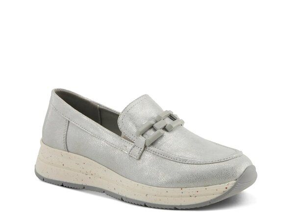 パトリシア レディース シューズ スリッポン・ローファー Patrizia Demonte Loafer Silver Metallic シルバー