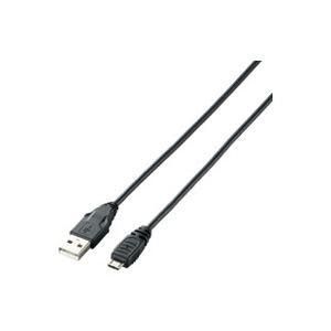 （まとめ）エレコム ELECOM Micro-USB（A-MicroB）ケーブルU2C-AMB20BK〔×3セット〕