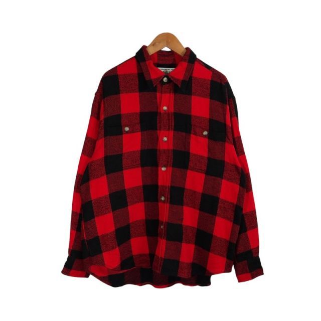WACKO MARIA 24ss BLOCK CHECK FLANNEL SHIRT サイズL 24SSE-WMS-RC02 ワコマリア ブロック チェック フランネル シャツ トップス 大名店