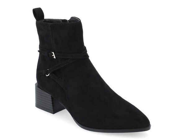 ジュルネ コレクション レディース シューズ ブーツ・レインブーツ Journee Collection Estelle Bootie Black Suede ブラック