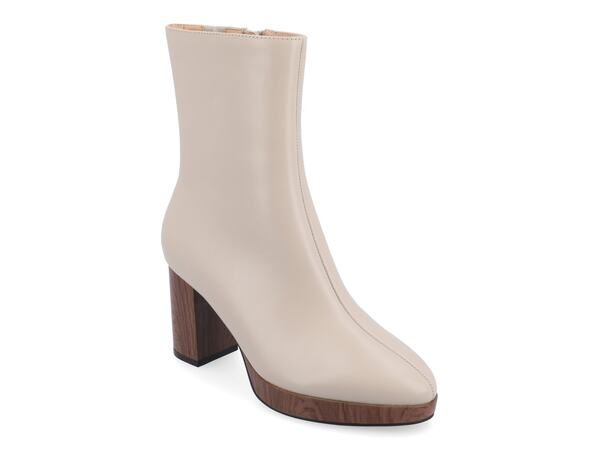 ジュルネ コレクション レディース シューズ ブーツ・レインブーツ プラットフォーム ブーツ Journee Collection Romer Platform Bootie Taupe トープ