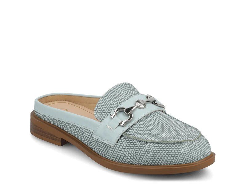 ジャーニー レディース シューズ サンダル Journee Rayla Mule Blue Snake Print ブルー