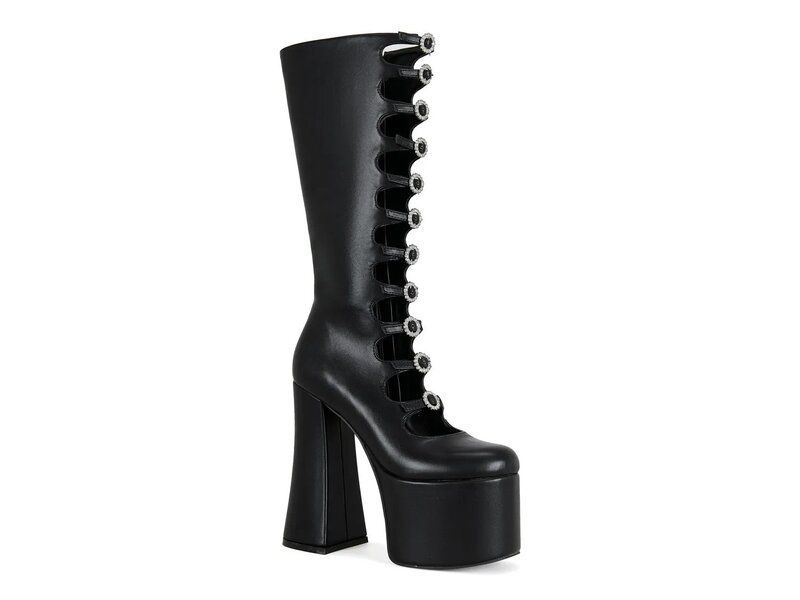 アザレア ワン レディース シューズ ブーツ・レインブーツ プラットフォームブーツ プラットフォーム Azalea Wang Tomlin Platform Boot Black ブラック