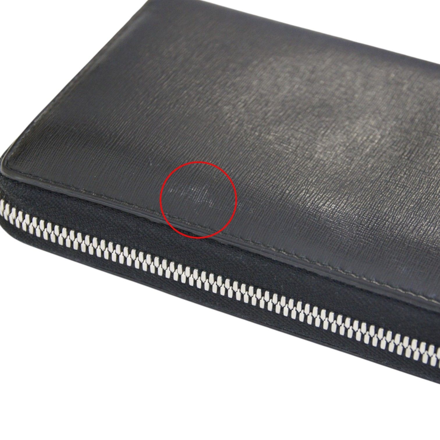 中古】 BALENCIAGA バレンシアガ アラウンドジップ 長財布 ラウンド 