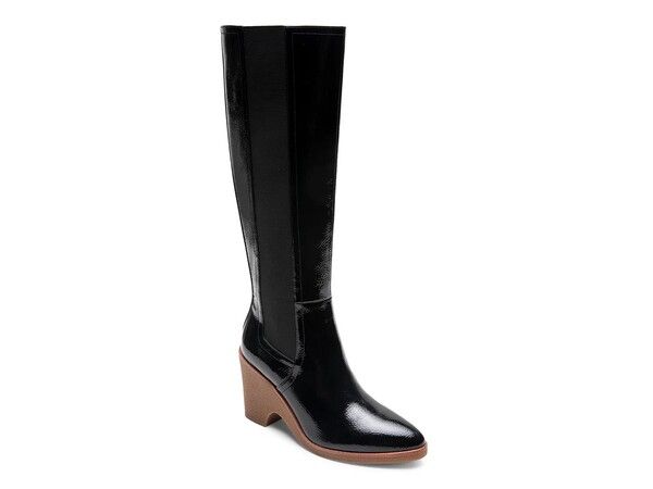 エアロソールズ レディース シューズ ブーツ・レインブーツ Aerosoles Memphis Boot Black Patent ブラック