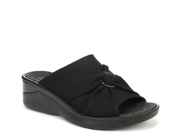 ライフストライド レディース シューズ サンダル LifeStride Serenade Wedge Sandal Black ブラック