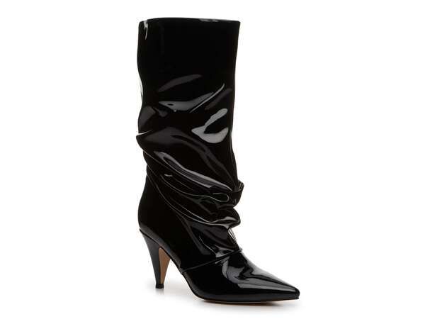マークフィッシャー レディース シューズ ブーツ・レインブーツ Marc Fisher Kailee Boot Black Patent ブラック