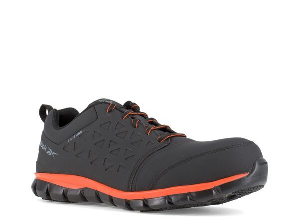リーボック メンズ シューズ スニーカー Reebok Work Sublite Cushion Composite Toe Work Sneaker Mens Black ブラック