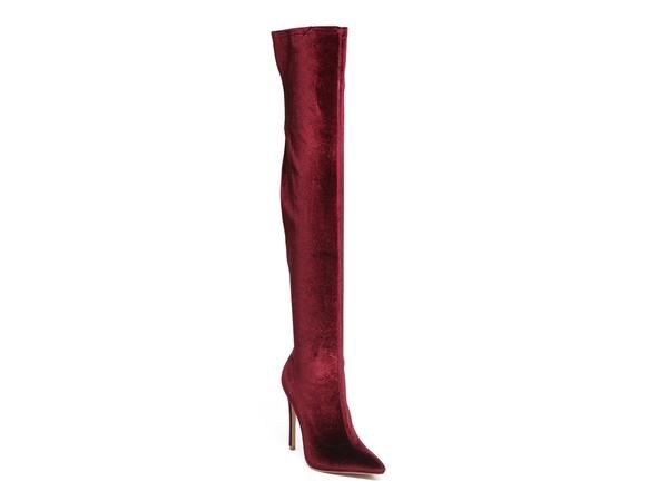 ロンドンラグ レディース シューズ ブーツ・レインブーツ London Rag Madman OvertheKnee Boot Red レッド