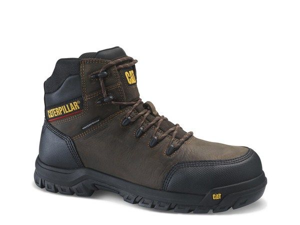 キャタピラー メンズ シューズ ブーツ・レインブーツ Caterpillar Resorption Work Boot Dark Brown ブラウン