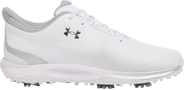 アンダーアーマー メンズ アンダーウェア 靴下 Under Armour Mens Drive Fade Golf Shoes WhiteWhiteSilver ホワイト