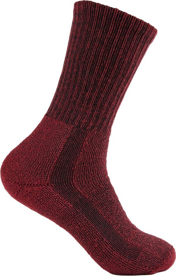 ソーロス レディース アンダーウェア 靴下 Thorlos Thorlo Womens Hiking Moderate Cushion Crew Socks Burgundy バーガンディ
