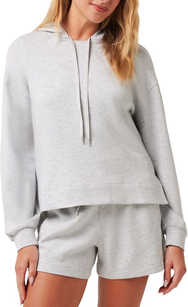 トラビスマヒュー レディース アウター パーカー・スウェット TravisMathewomenskyloft Soft Golf Hoodie Heather Light Grey グレー