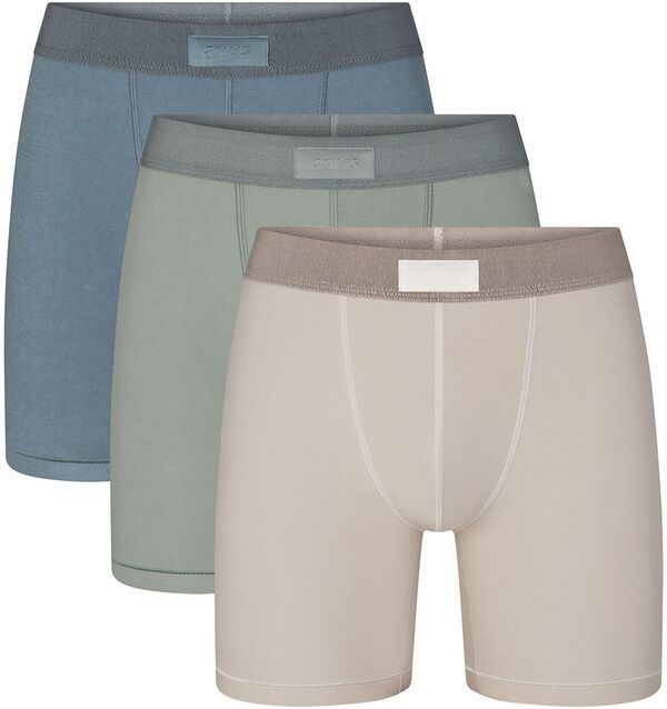スキムズ メンズ アンダーウェア ボクサーパンツ コットン SKIMS Mens Cotton 5 Boxer Briefs 3 Pack Stone Multi ストーン